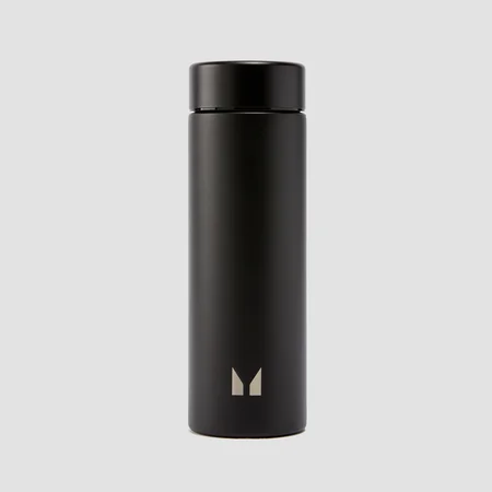 Myprotein Large Recycled Metal Water Bottle − Sort