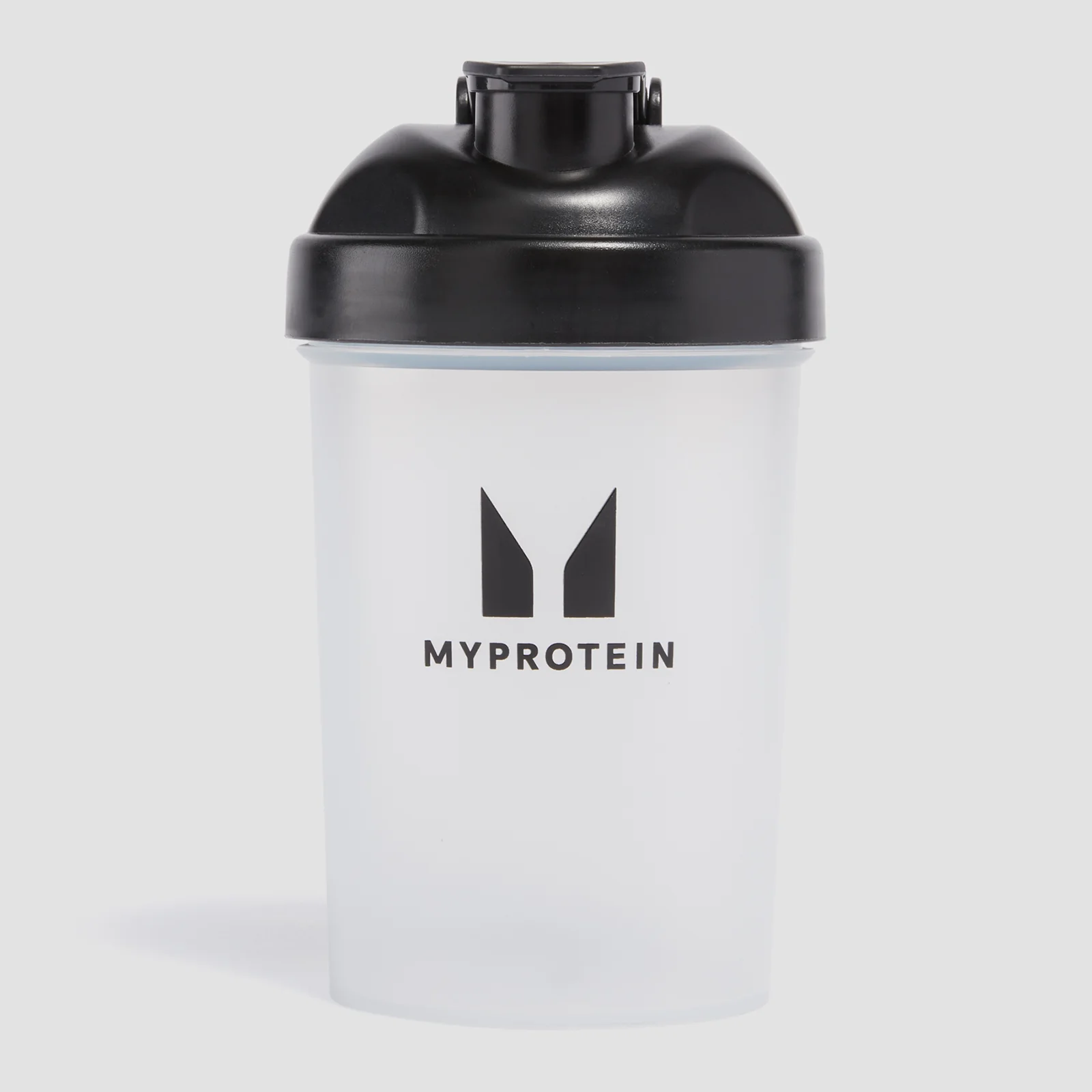 Myprotein Mini Plastic Shaker – Klar/sort Billede 1