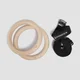Myprotein Wooden Gymnastic Rings – Sort