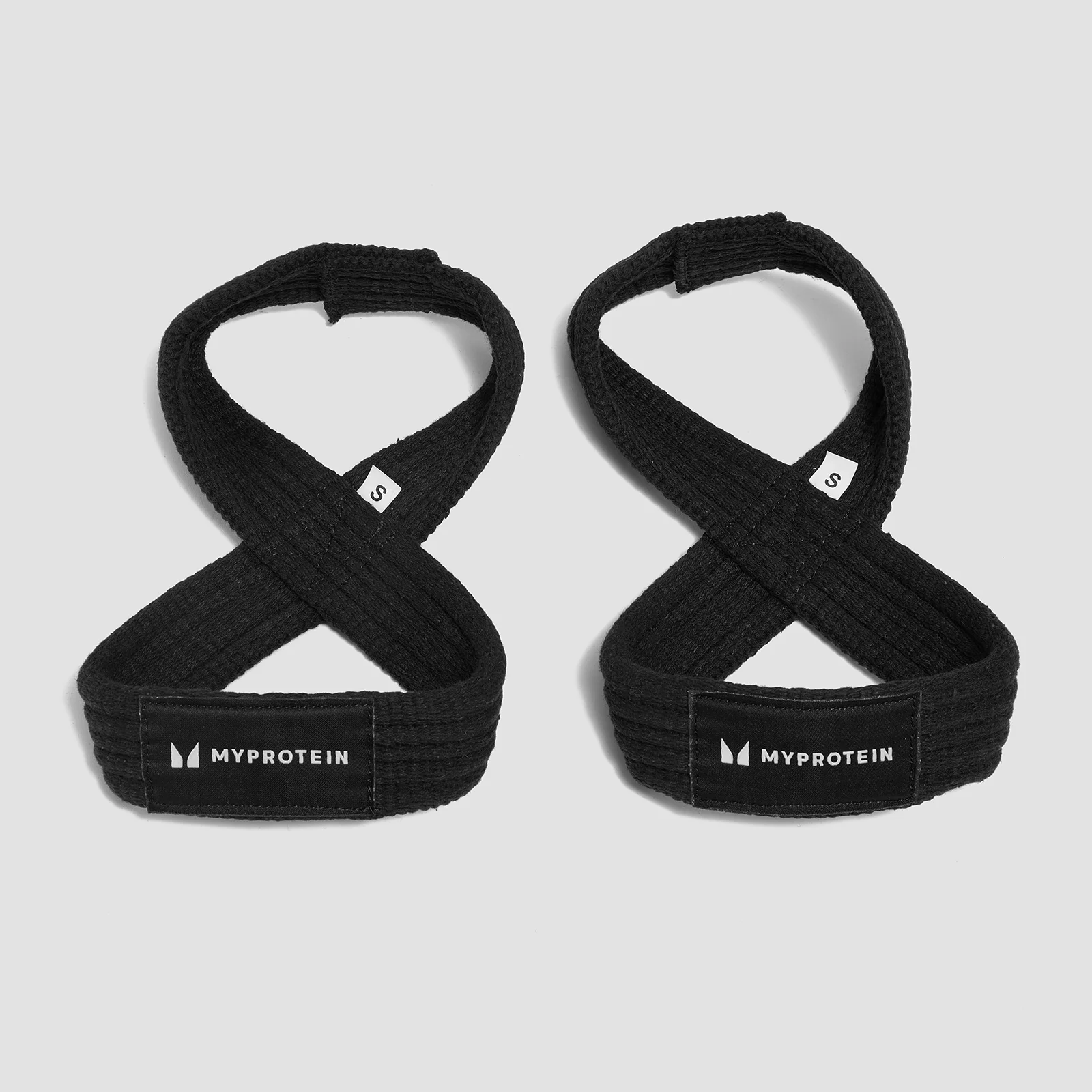 Myprotein Figure of 8 Lifting Straps – Sort - S (< 6'') Billede 1