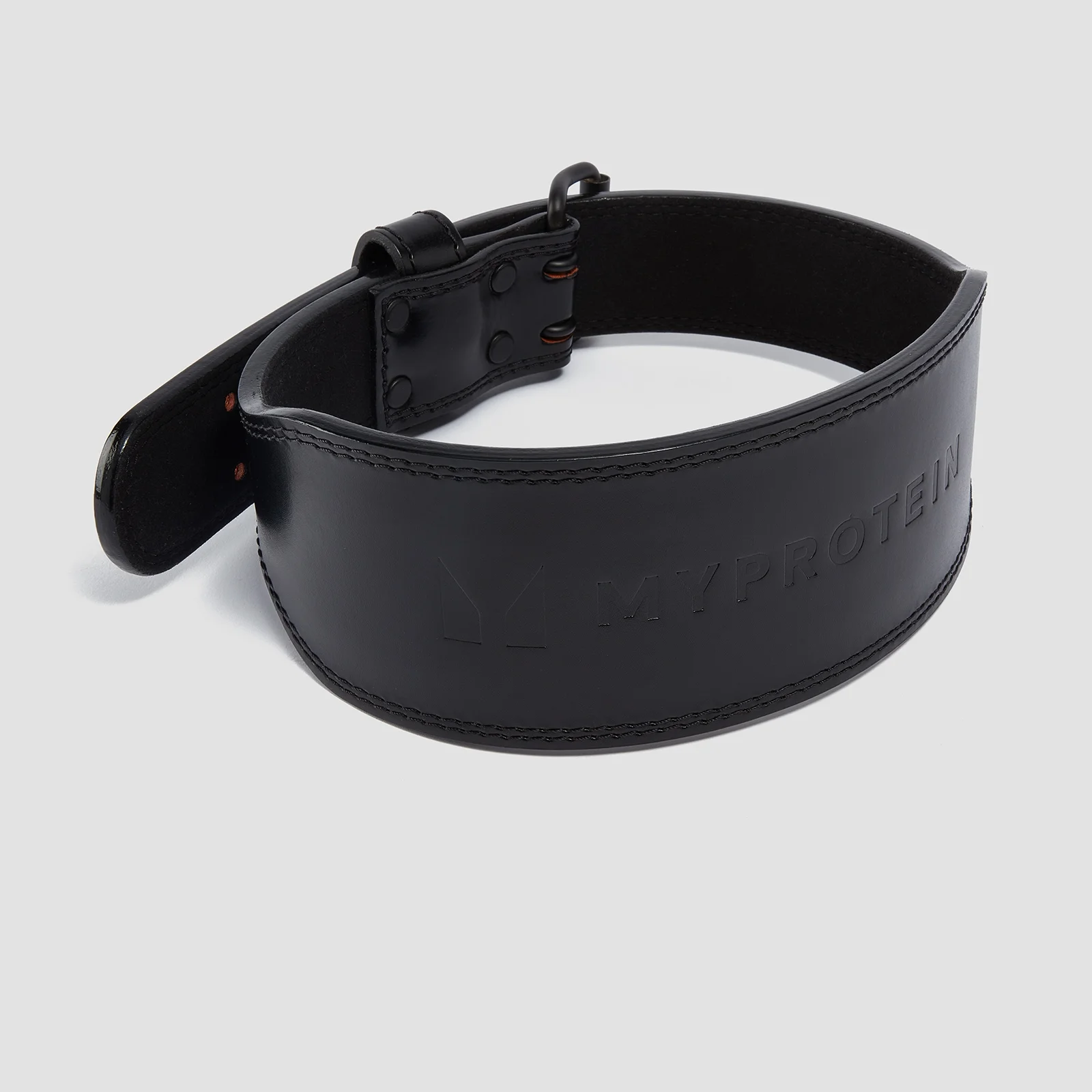 Myprotein Premium Leather Lifting Belt – Sort - Medium (27-36 Inch) Billede 1