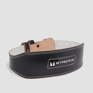 Myprotein Leather Lifting Belt – Sort - Size Small (23-32 Inch)