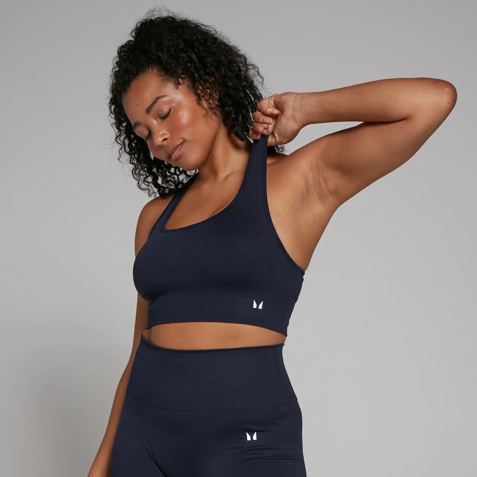 MP Shape Seamless Sports Bra til kvinder – Navy - XS Billede 1