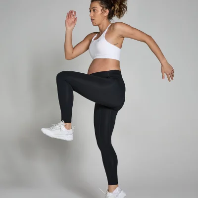 MP Maternity Mid Rise Leggings til kvinder – Sort - S Billede 6