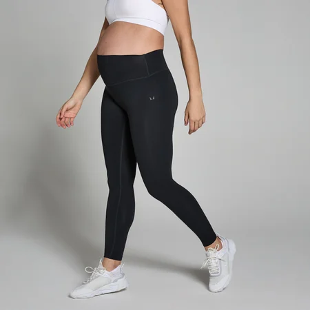 MP Maternity Mid Rise Leggings til kvinder – Sort