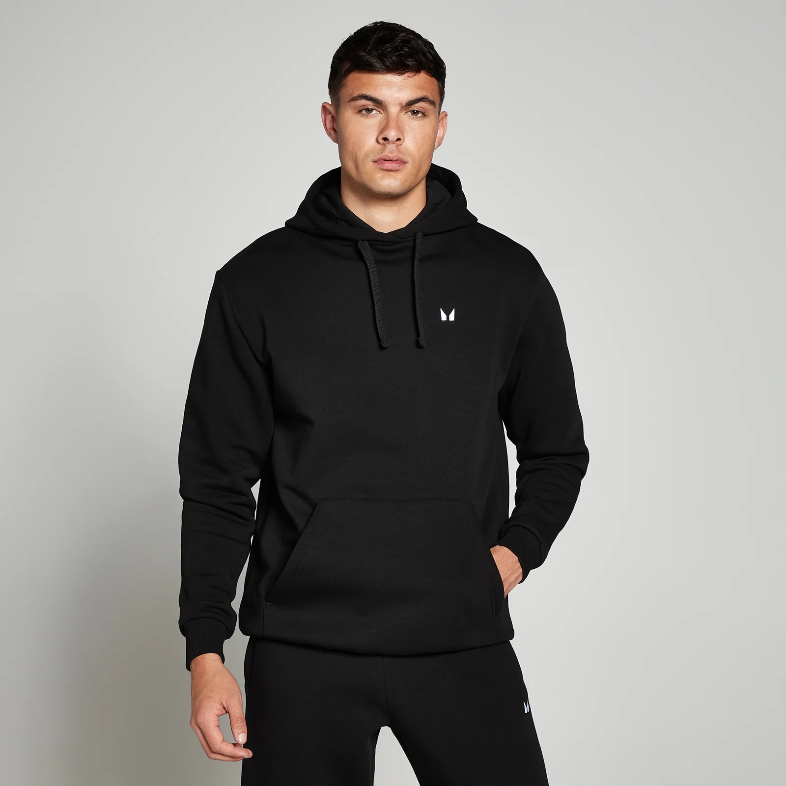 MP Rest Day Hoodie til mænd – Sort - M Billede 1