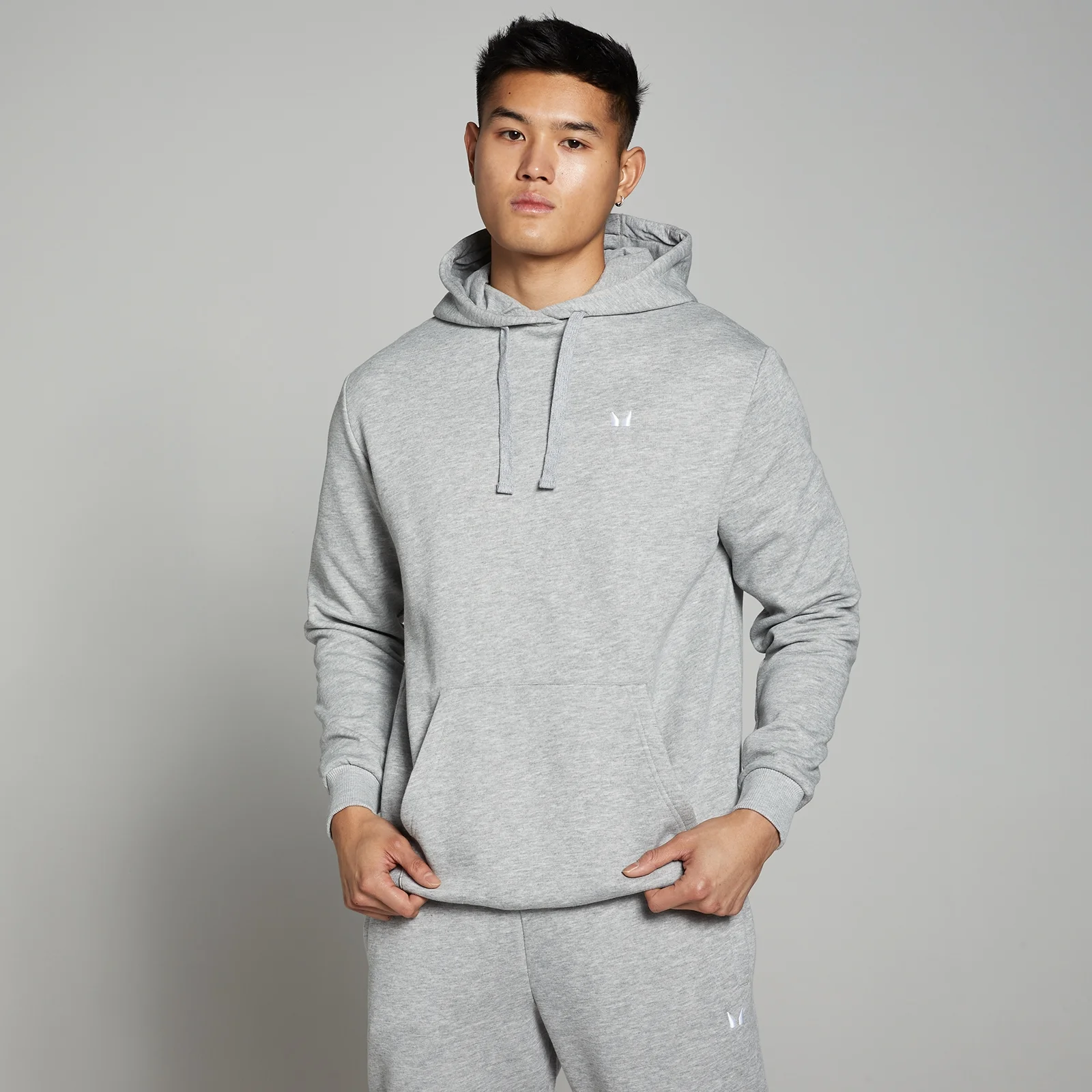 MP Rest Day Hoodie til mænd – Grey Marl - XXS Billede 1