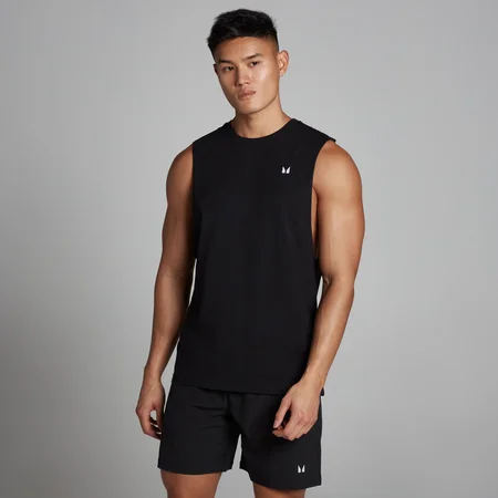 MP Rest Day Drop Armhole Tank Top til mænd – Sort