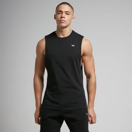 MP Rest Day Drop Armhole Tank Top til mænd – Sort