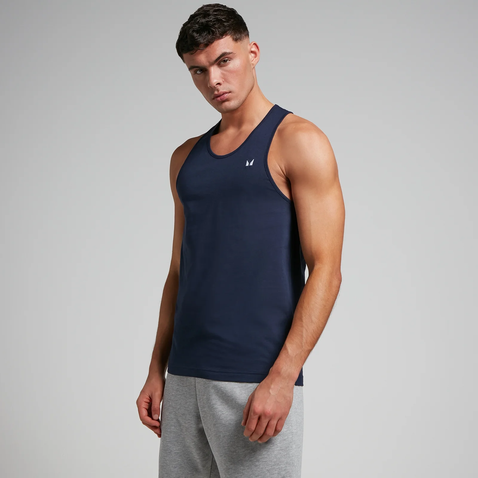 MP Rest Day Stringer Vest til mænd – Navy - L Billede 1