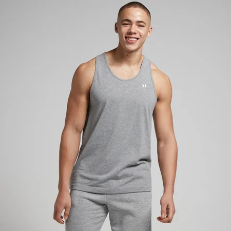 MP Rest Day Stringer Vest til mænd – Grey Marl