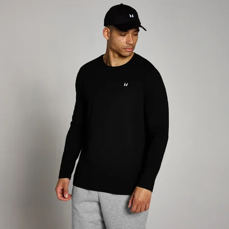 MP Rest Day Long Sleeve Top til mænd – Sort