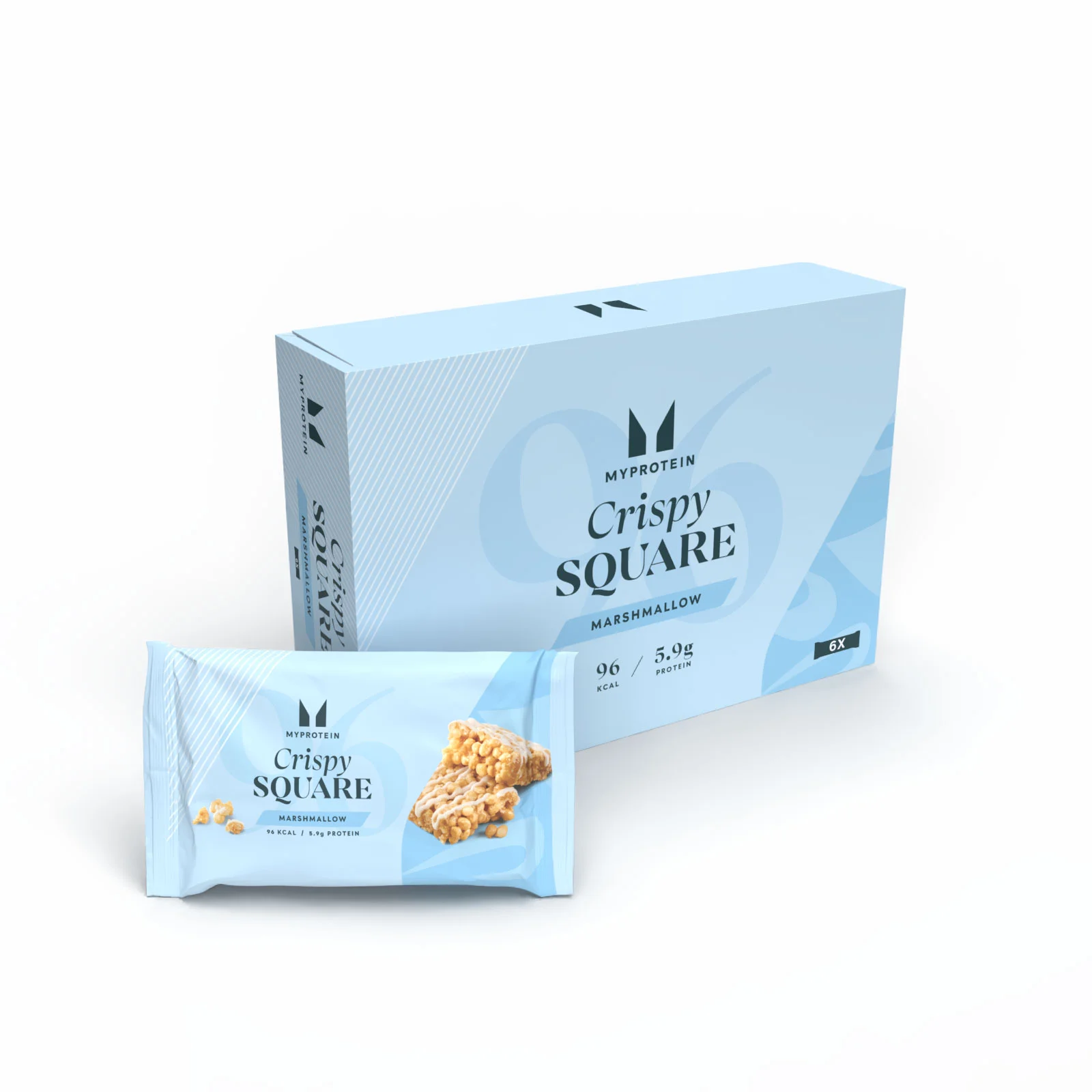 Crispy Square - 6 x 30g - Skumfidus Billede 1