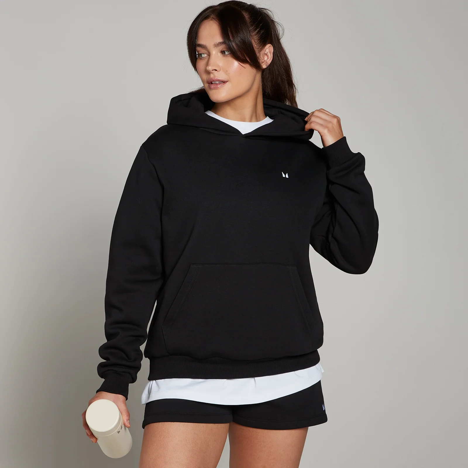 MP Basics Regular Fit Hoodie til kvinder – Sort - XXS Billede 1