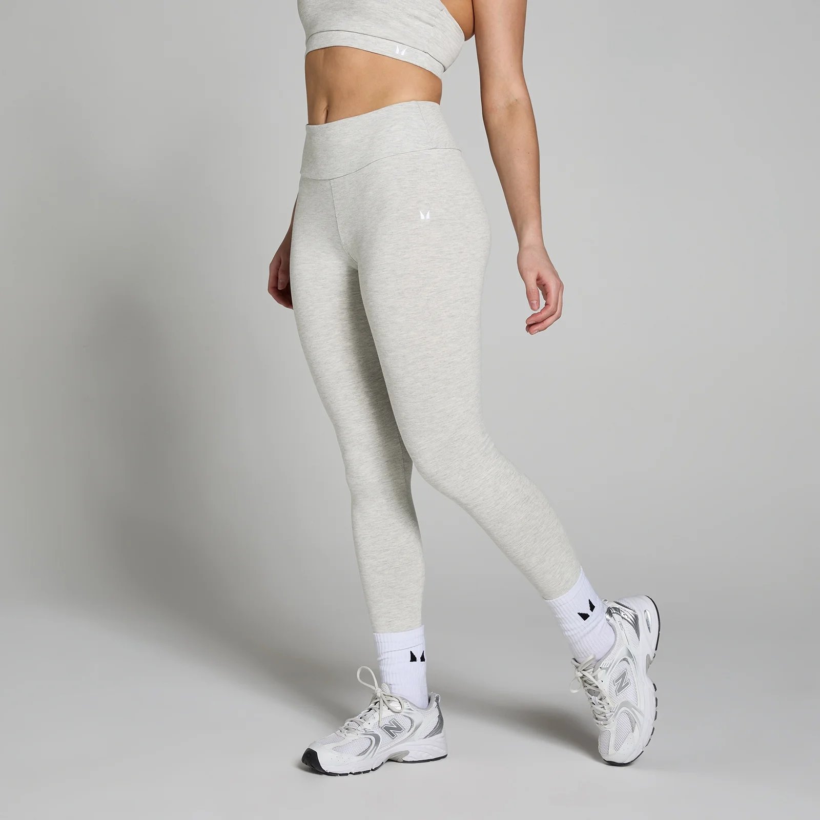 MP Basics Leggings til kvinder – Light Grey Marl - L Billede 1