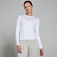 MP Basics Body Fit Long Sleeve T-Shirt til kvinder – Hvid