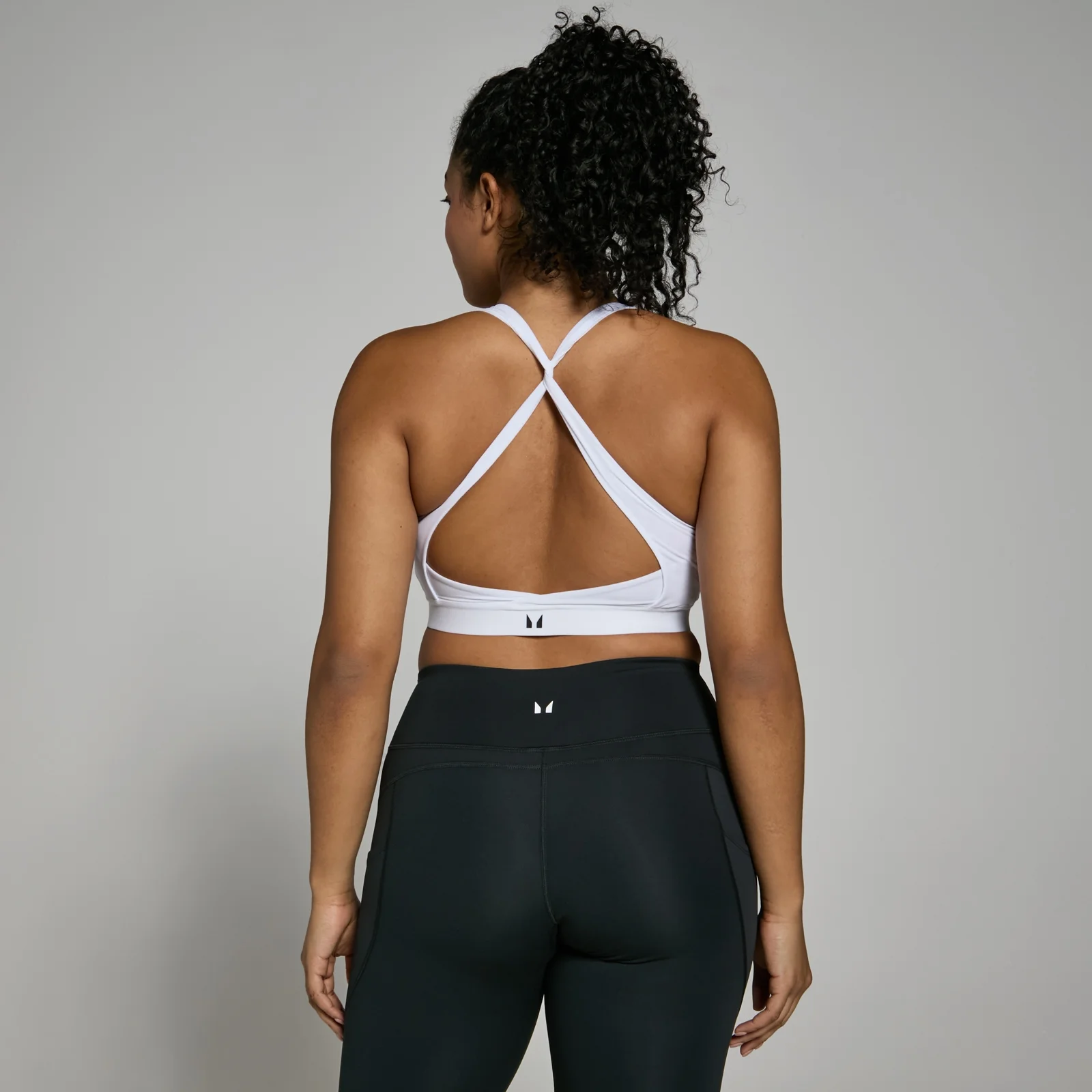 MP Power Cross Back Sports Bra til kvinder – Hvid - XXS Billede 1