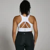 MP Power Longline Sports Bra til kvinder – Hvid