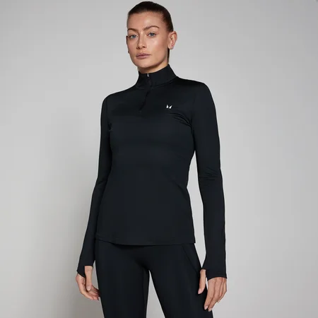 MP Training 1/4 Zip til kvinder – Sort