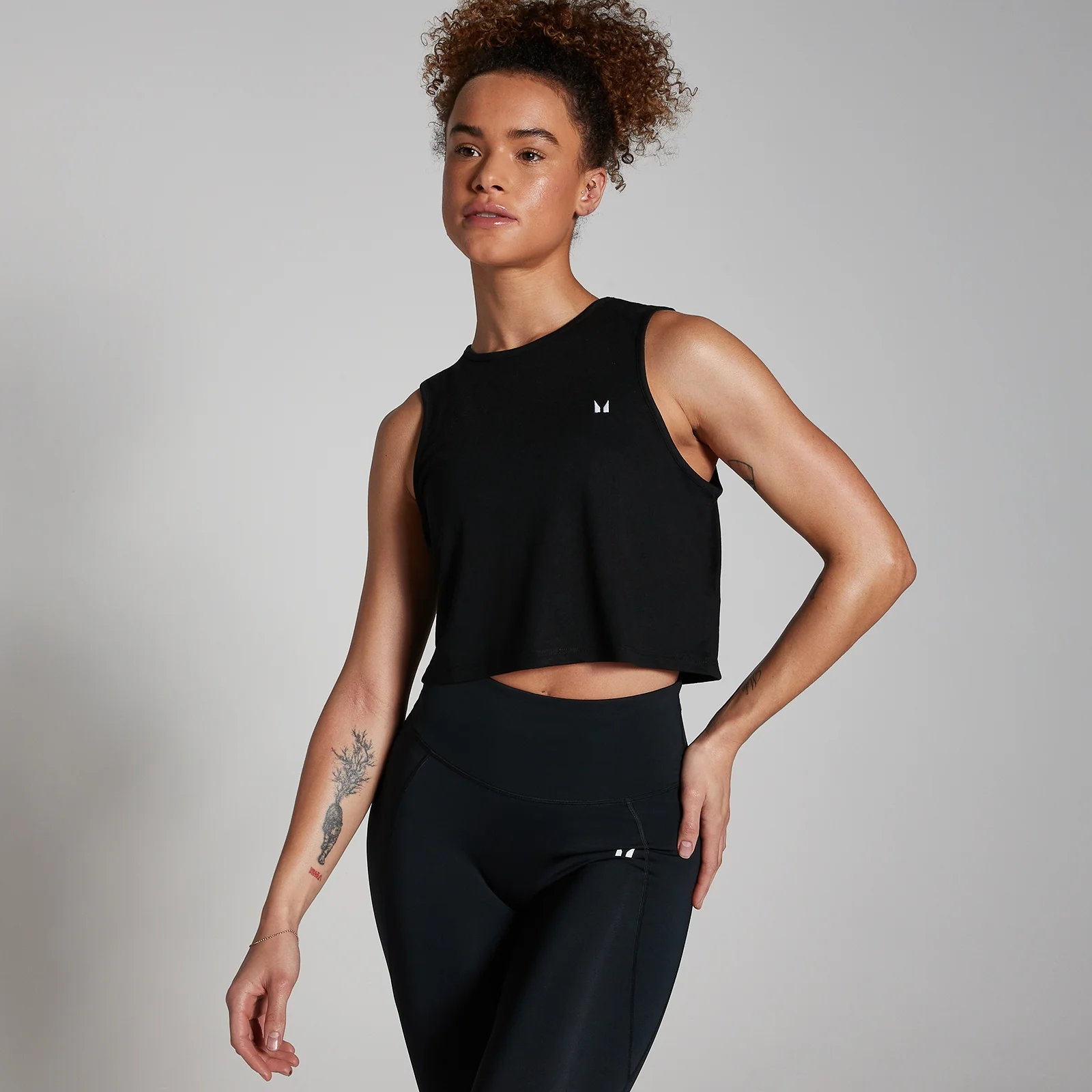 MP Training Cropped Vest til kvinder – Sort - XXS Billede 1