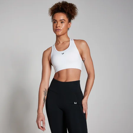 MP Training Racerback Sports Bra til kvinder – Hvid