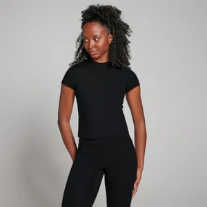MP Tempo Body Fit Short Sleeve T-Shirt til kvinder – Sort - Size S