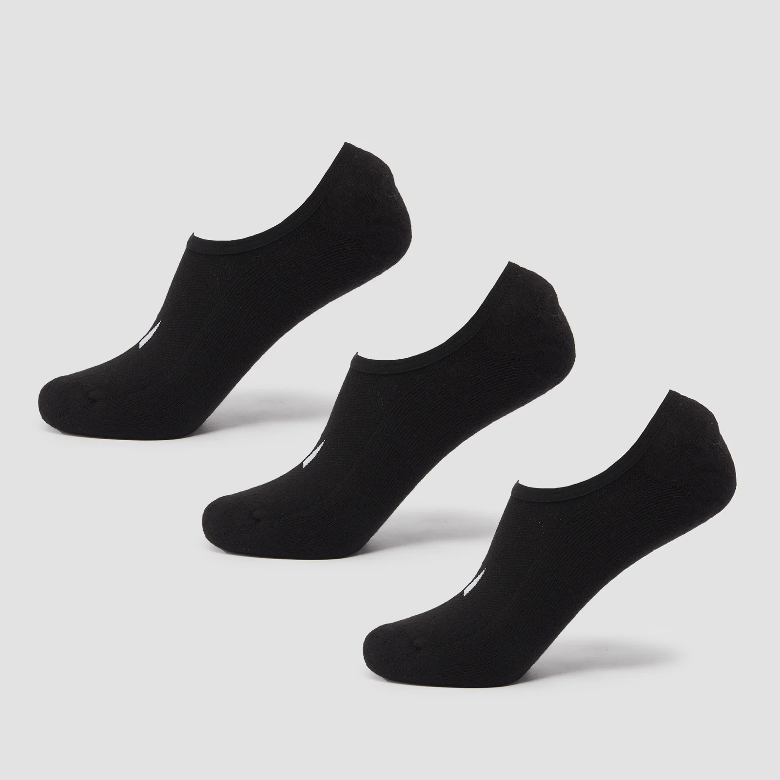 MP Unisex Invisible Socks (3 Pack) - Black - UK 6-8 Billede 1