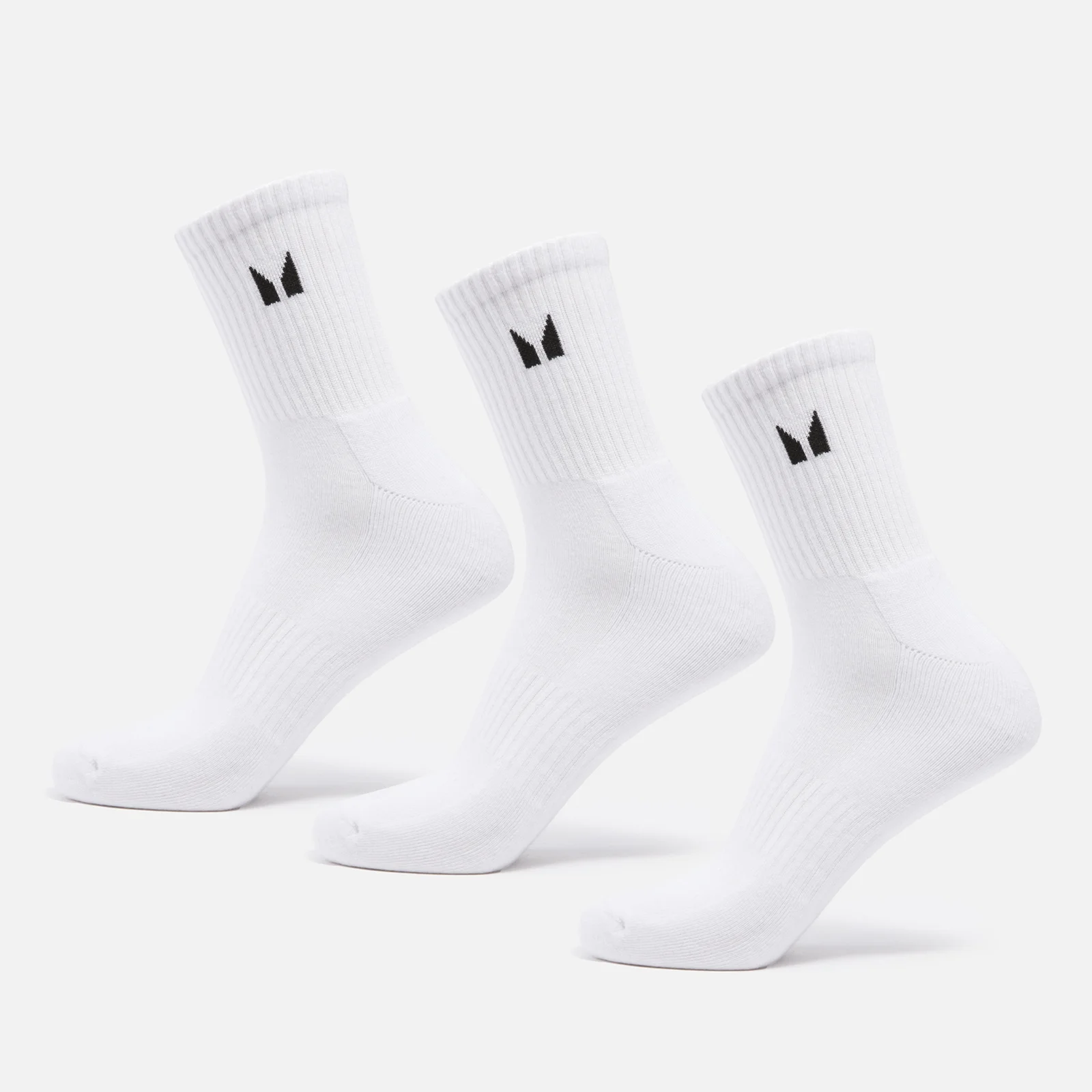 MP Unisex Crew Socks (3-pak) – Hvid - UK 6-8 Billede 1