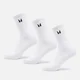 MP Unisex Crew Socks (3-pak) – Hvid