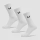 MP Unisex Socks (3-pak) – Hvid