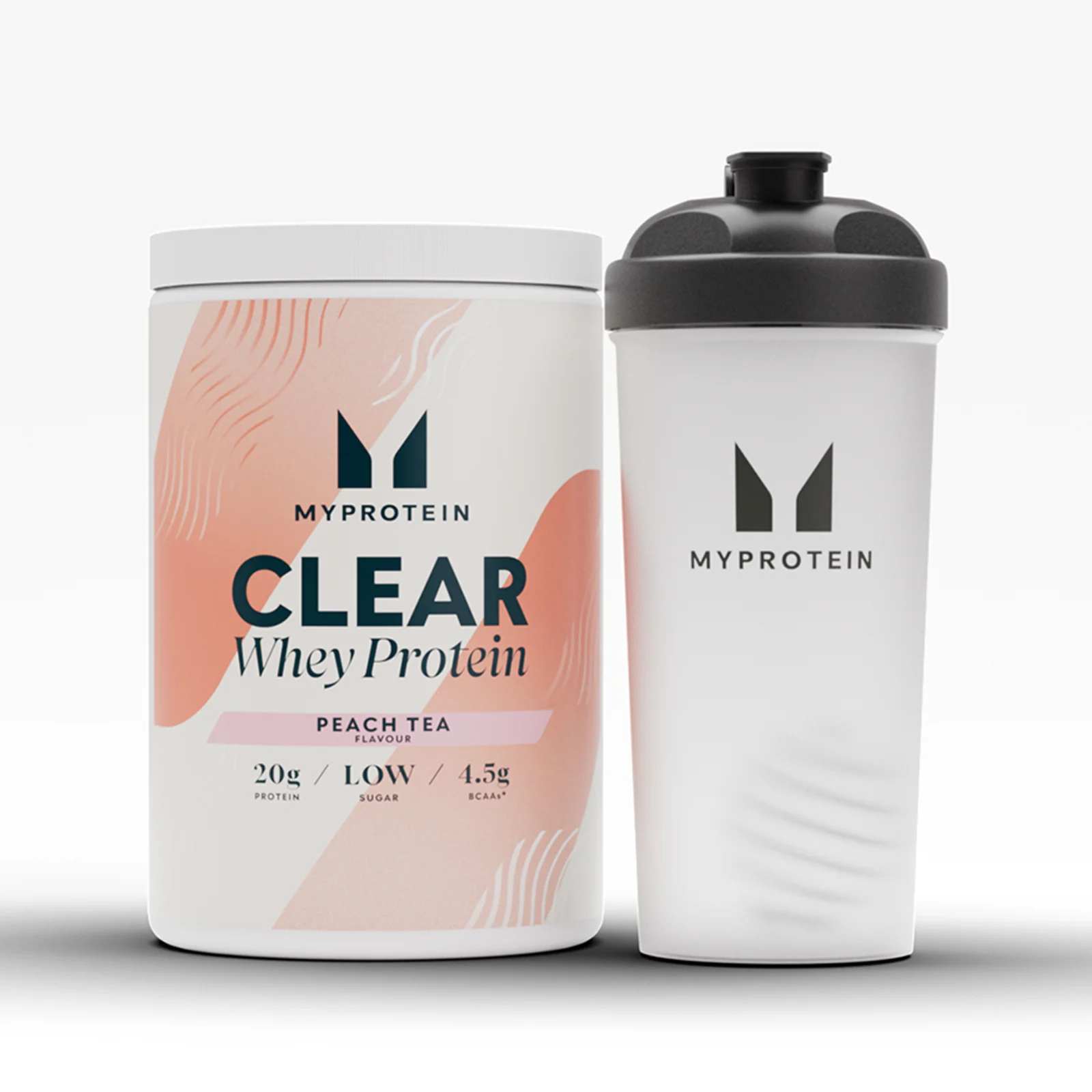 Clear Protein-pakke - Shaker - Peach Tea Billede 1