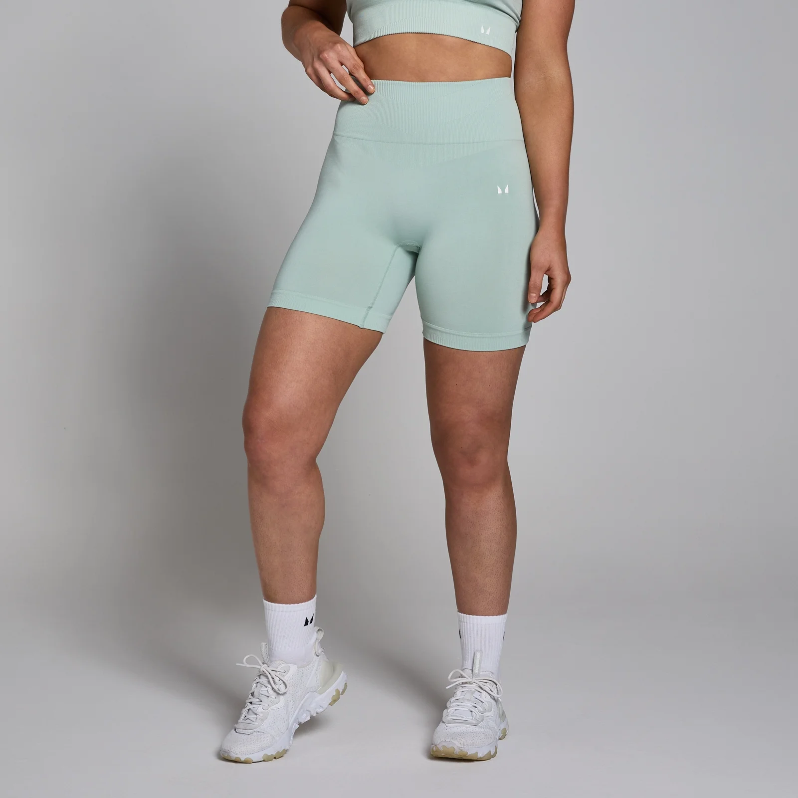 MP Tempo Seamless Shorts til kvinder – Fresh Mint - XS Billede 1