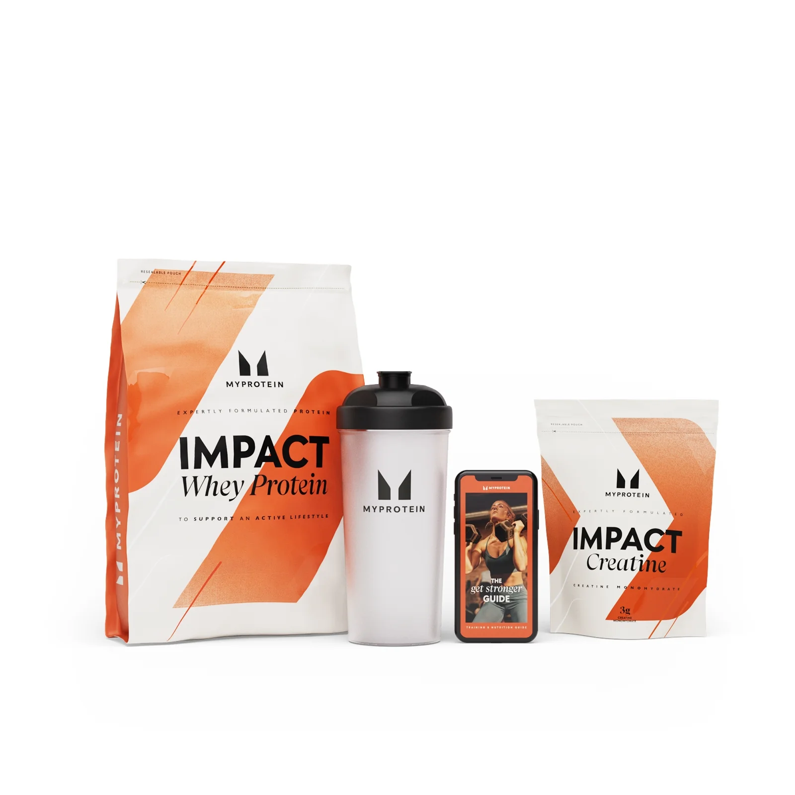 Get Stronger-pakke - Unflavoured - Unflavoured Billede 1