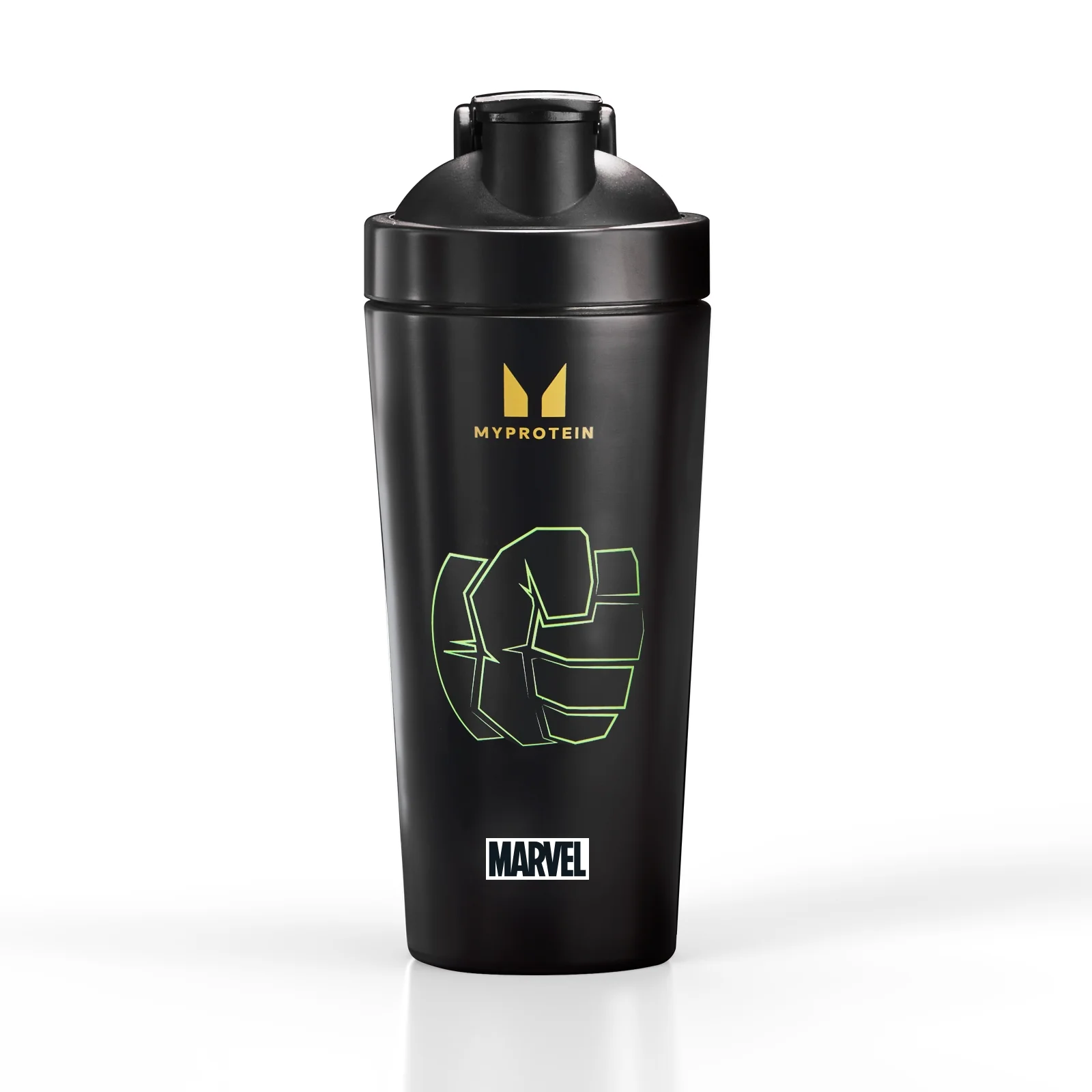 Myprotein Hulk Recycled Metal Shaker – Sort Billede 1