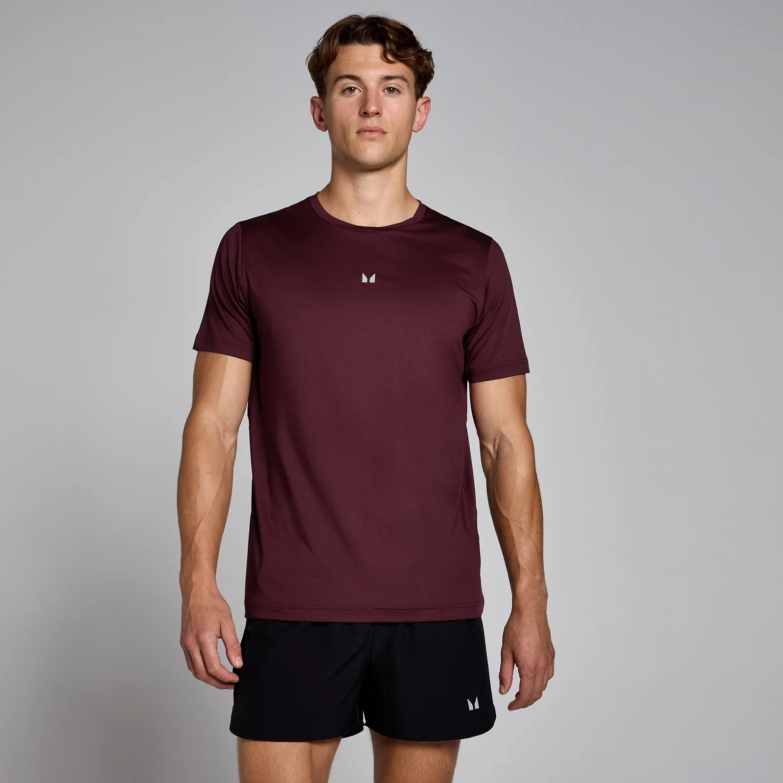 MP Velocity T-Shirt til mænd – Deep Berry - XS Billede 1