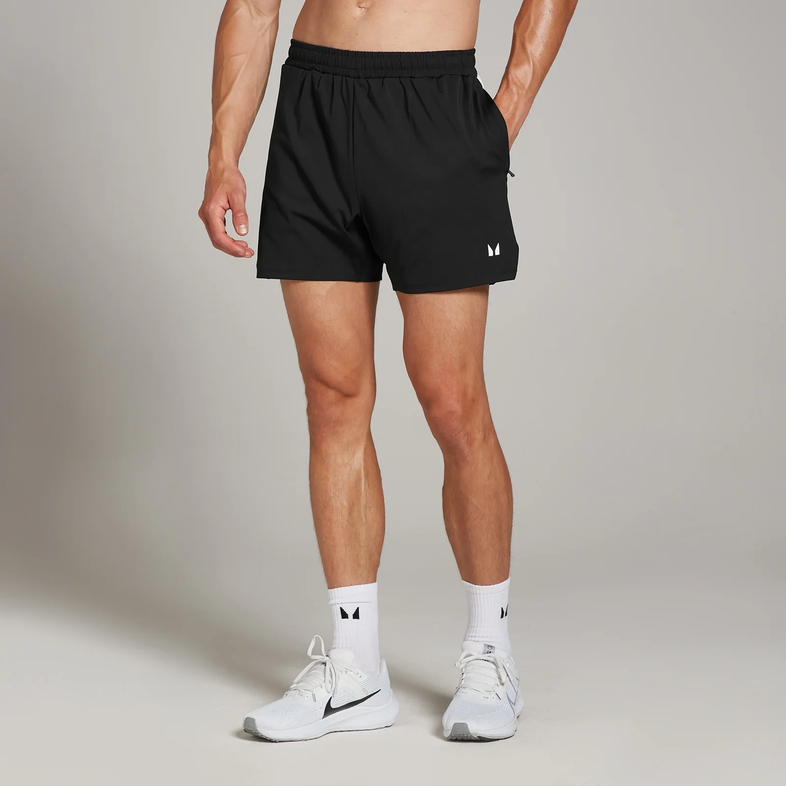 MP Herre Tempo Panel 5" Shorts - Sort - XS Billede 1