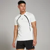 MP Herre Tempo Panel T-Shirt - Hvid