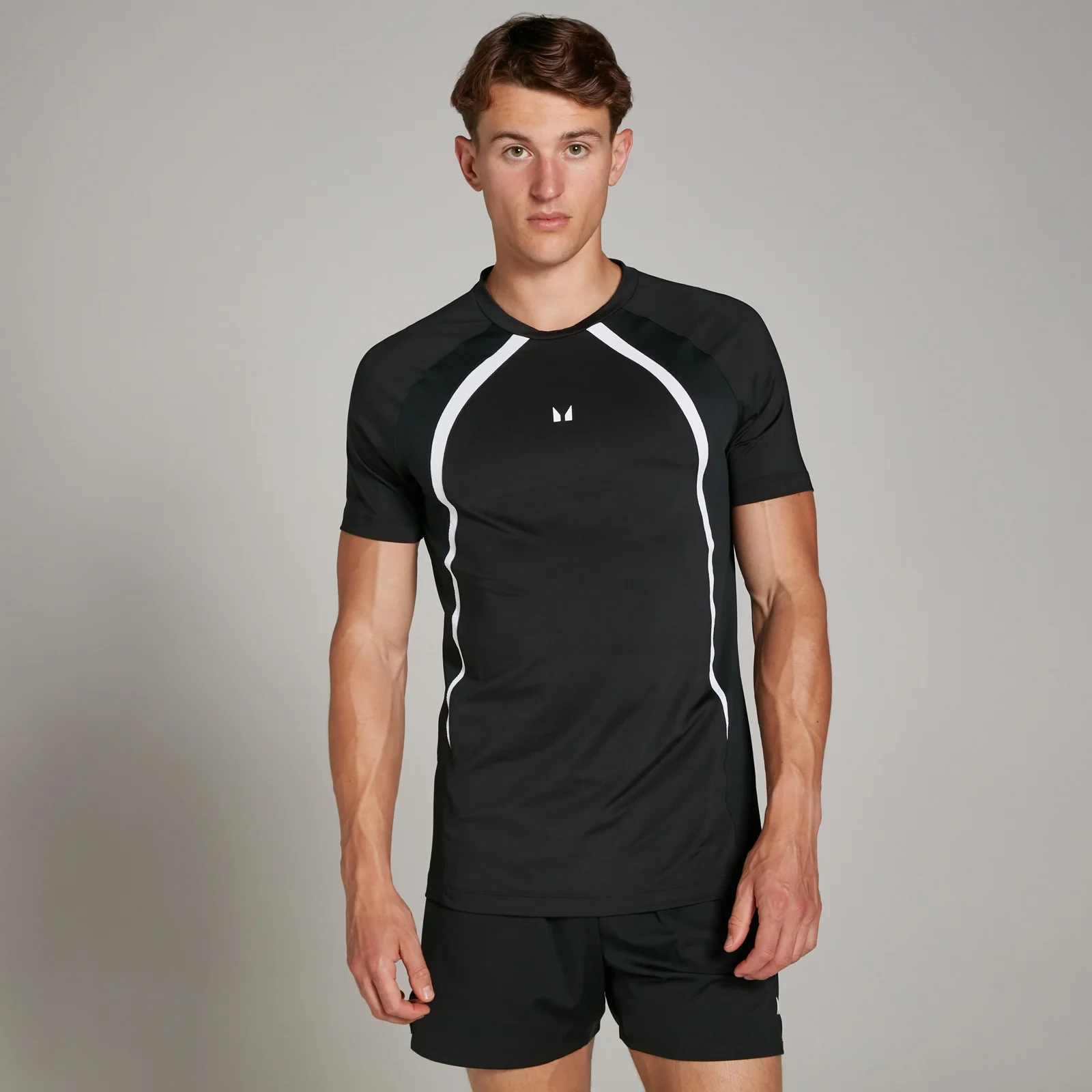 MP Herre Tempo Panel T-Shirt - Sort - M Billede 1