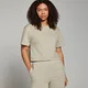 MP Basic Boxy Crop T-Shirt til kvinder – Fog