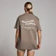 MP Health & Wellness Graphic Oversized T-Shirt til kvinder – Espresso