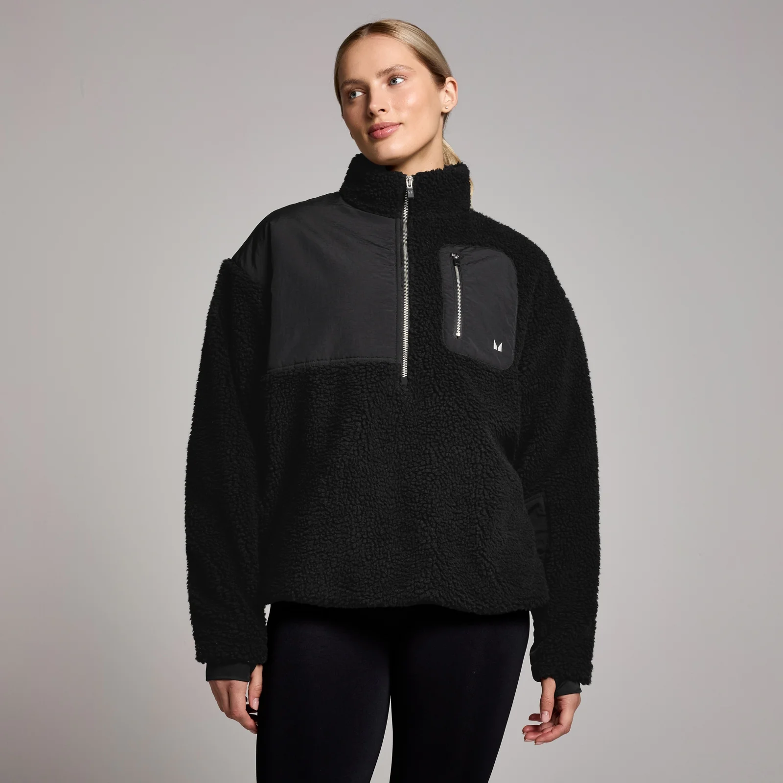 MP Tempo Studio Borg Woven Jacket til kvinder – Sort - XS Billede 1