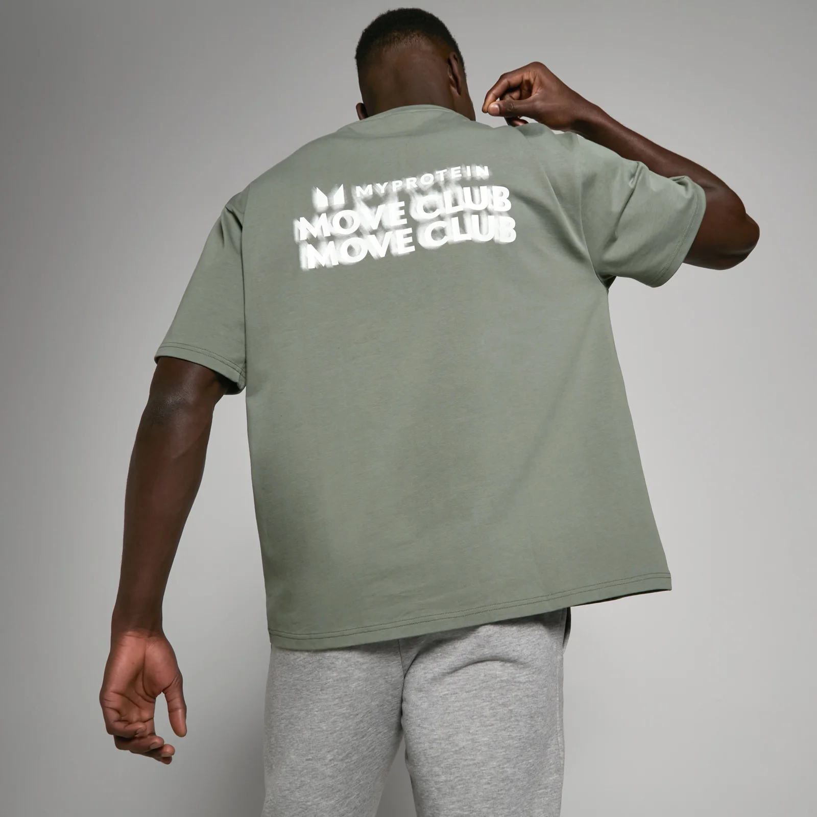 MP Move Club Graphic T-shirt – Moss Green - XXS-XS Billede 1