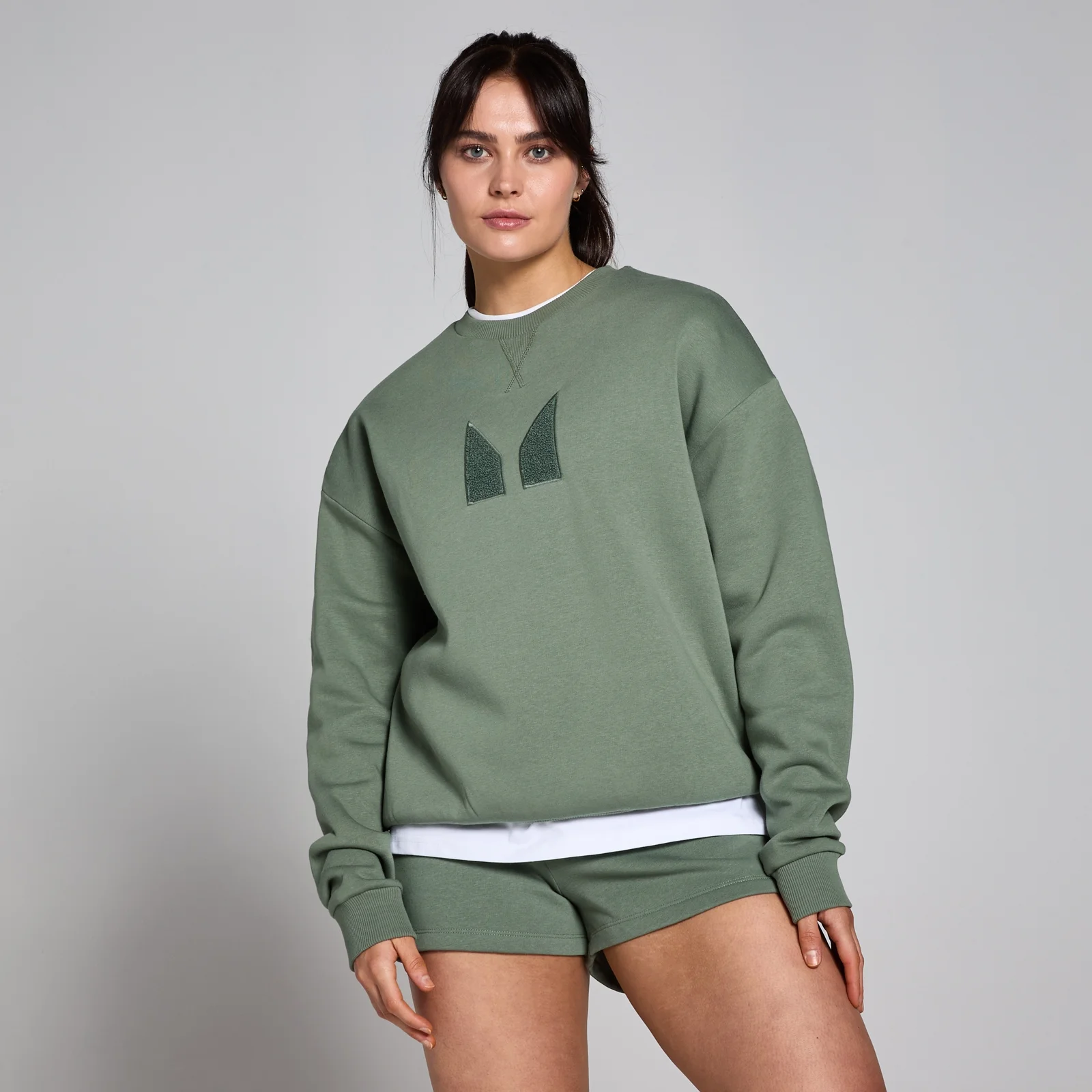 MP Tempo Oversized Sweatshirt til kvinder – Moss Green - S Billede 1