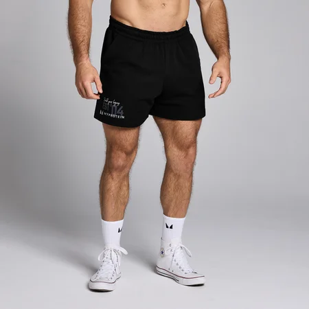 MP Origin Graphic 5" sweatshorts til mænd – Sort