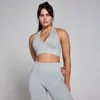 MP Tempo Seamless Halter Neck Bra til kvinder – Grey Marl