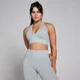 MP Tempo Seamless Halter Neck Bra til kvinder – Grey Marl