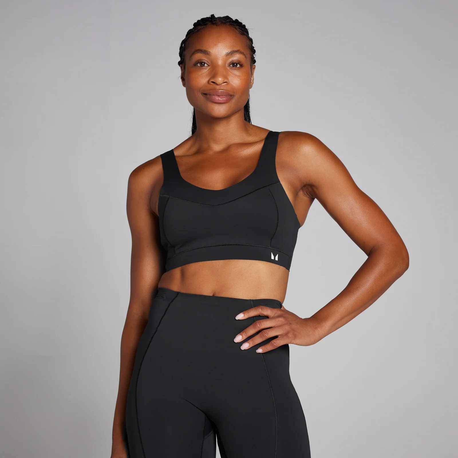 MP Tempo Ultra Bonded Sports Bra til kvinder – Sort - XS Billede 1