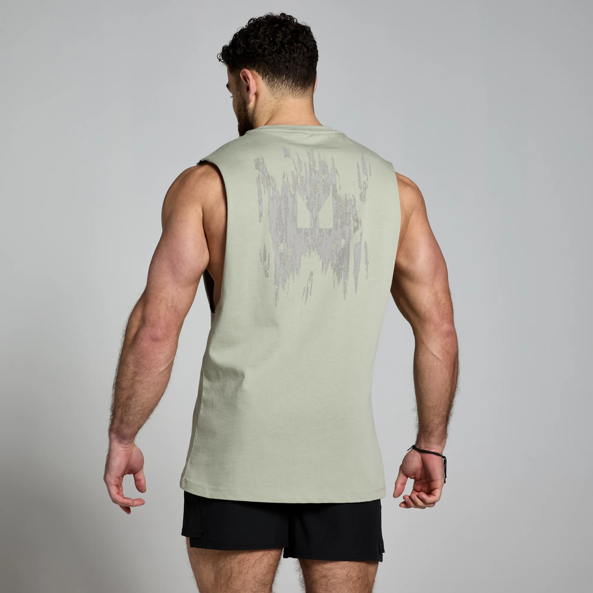 MP Clay Graphic Tank til mænd – Sea Grass - XS Billede 1