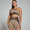 MP Contrast Rib Seamless Bra til kvinder – Cashmere/Espresso