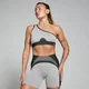 MP Contrast Rib Seamless Bra til kvinder – Sort/Grå